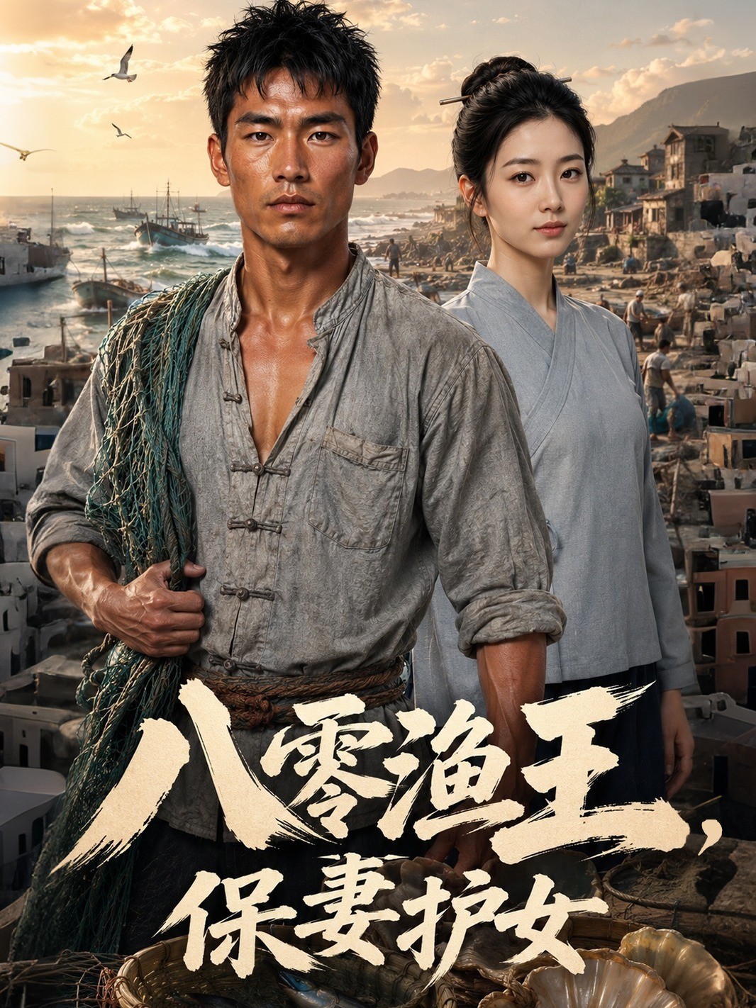 八零渔王，保妻护女