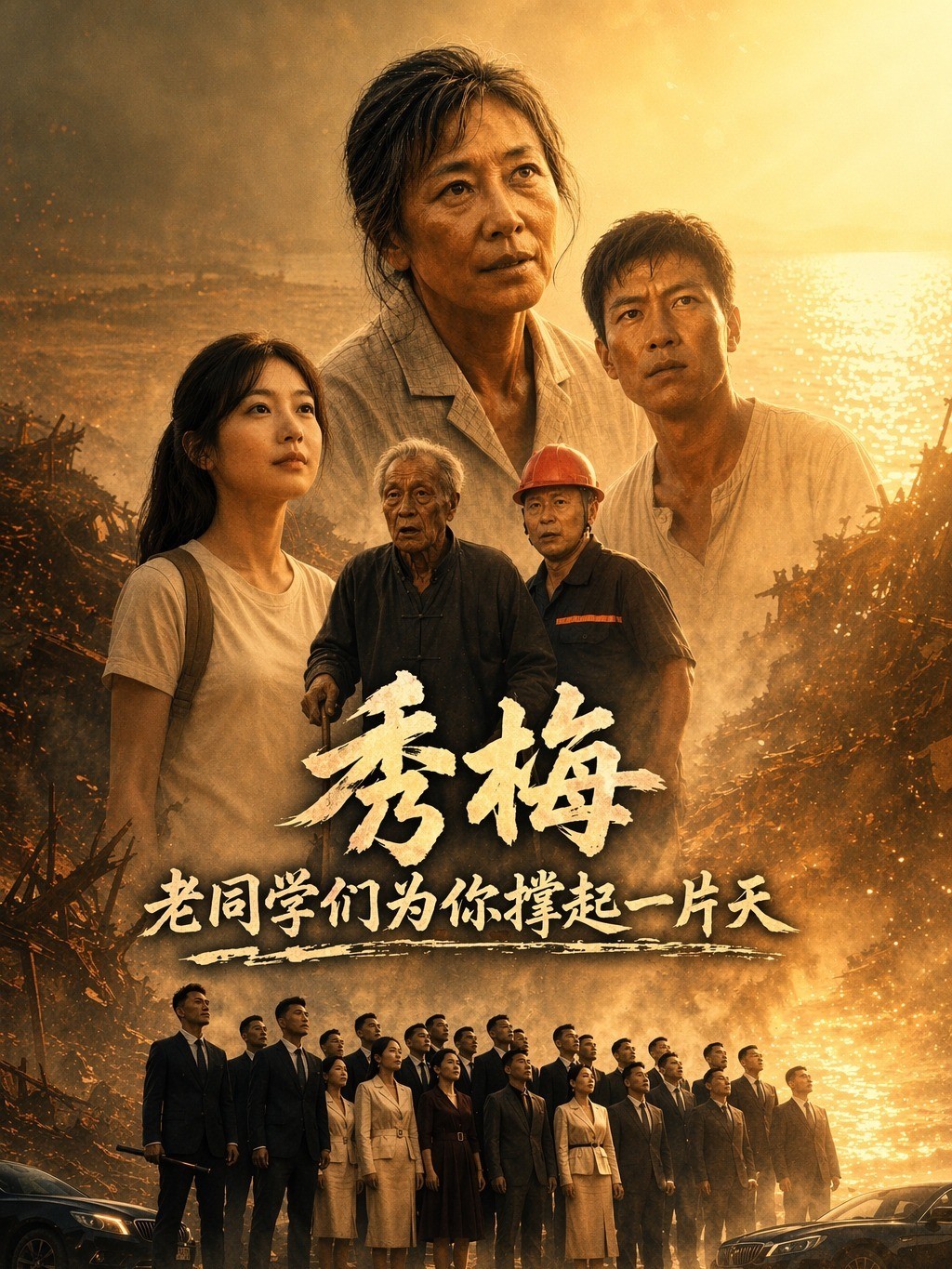 秀梅，老同学们为你撑起一片天