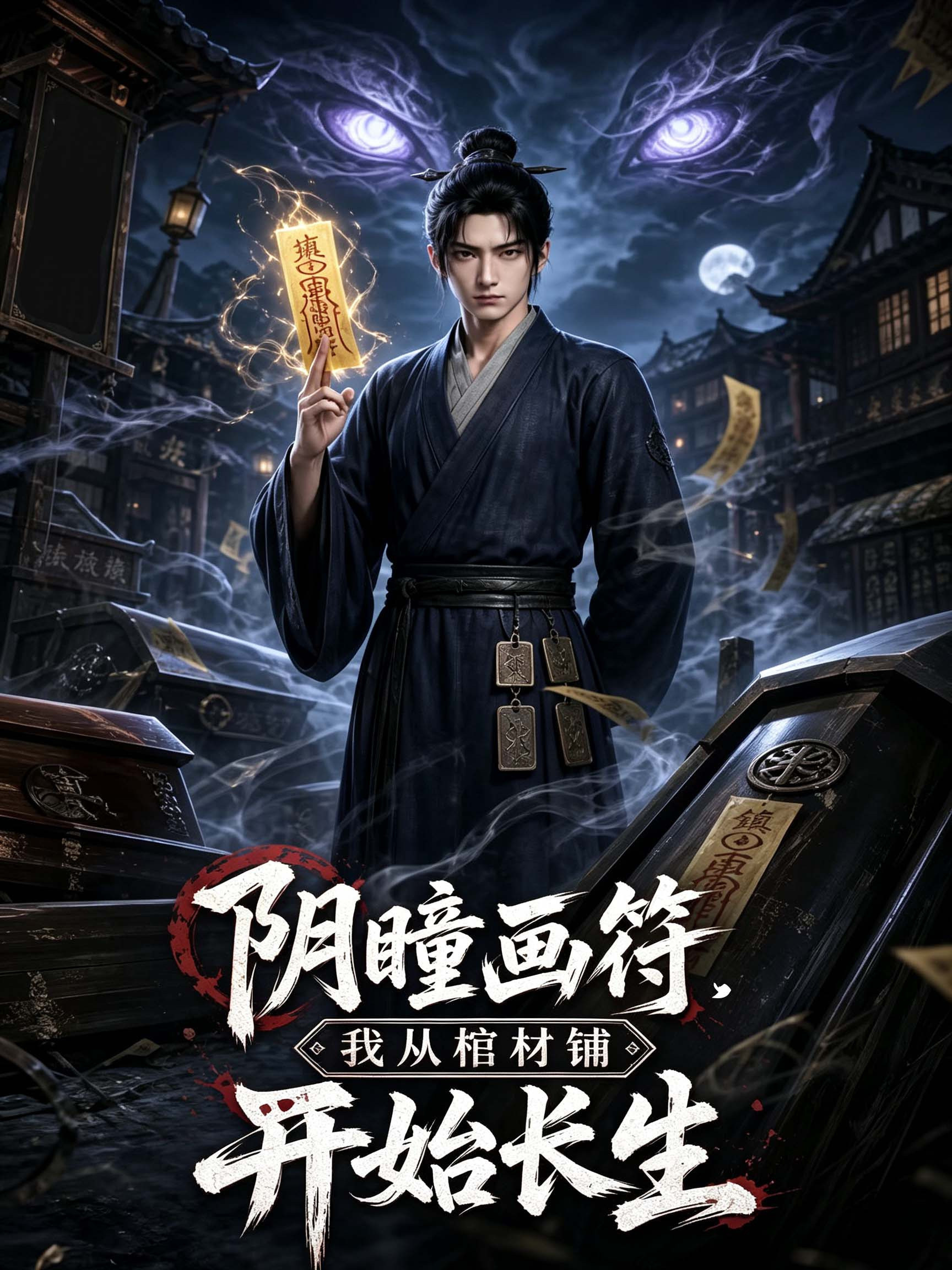 阴瞳画符，我从棺材铺开始长生