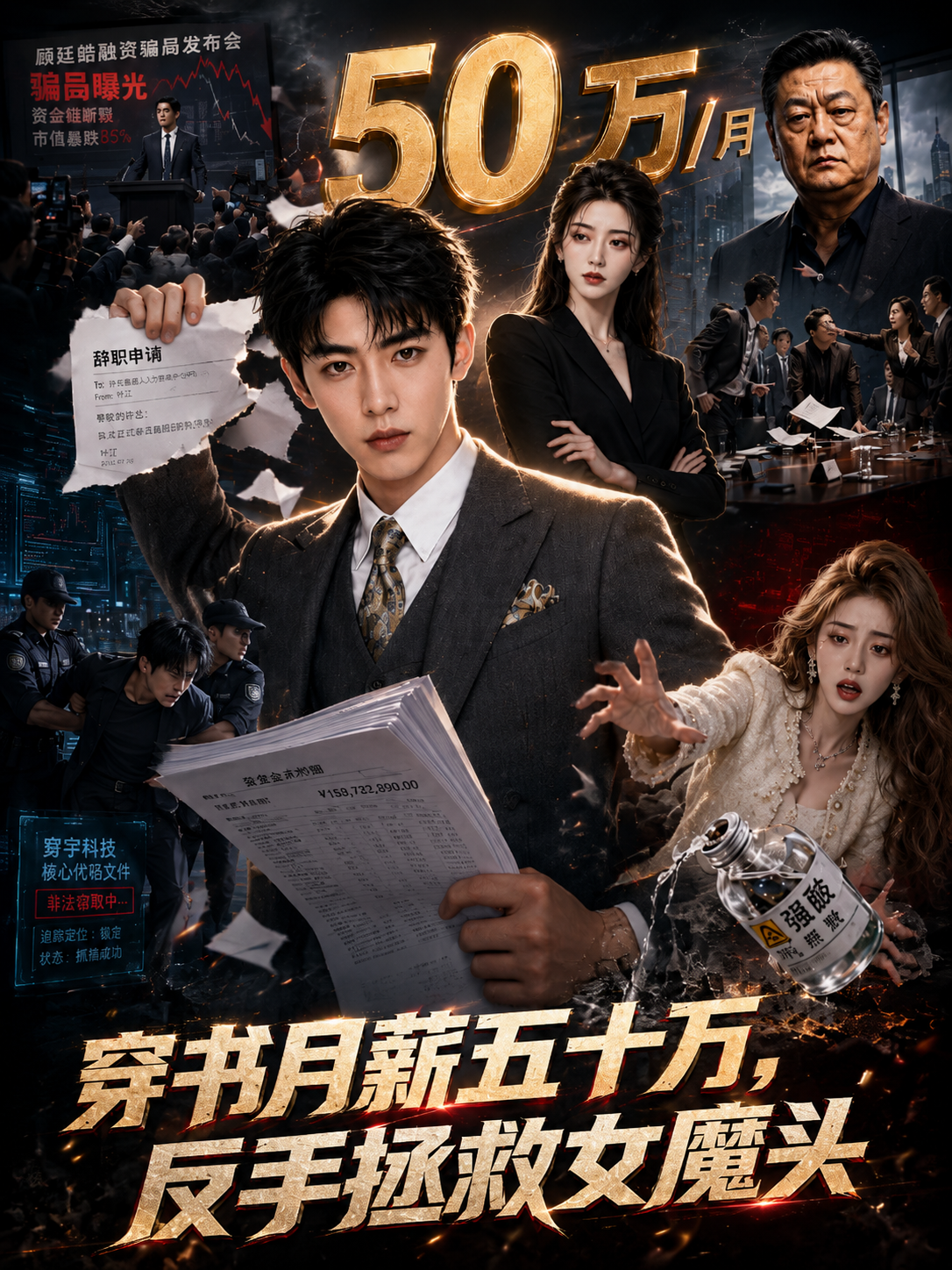 穿书月薪五十万，反手拯救女魔头