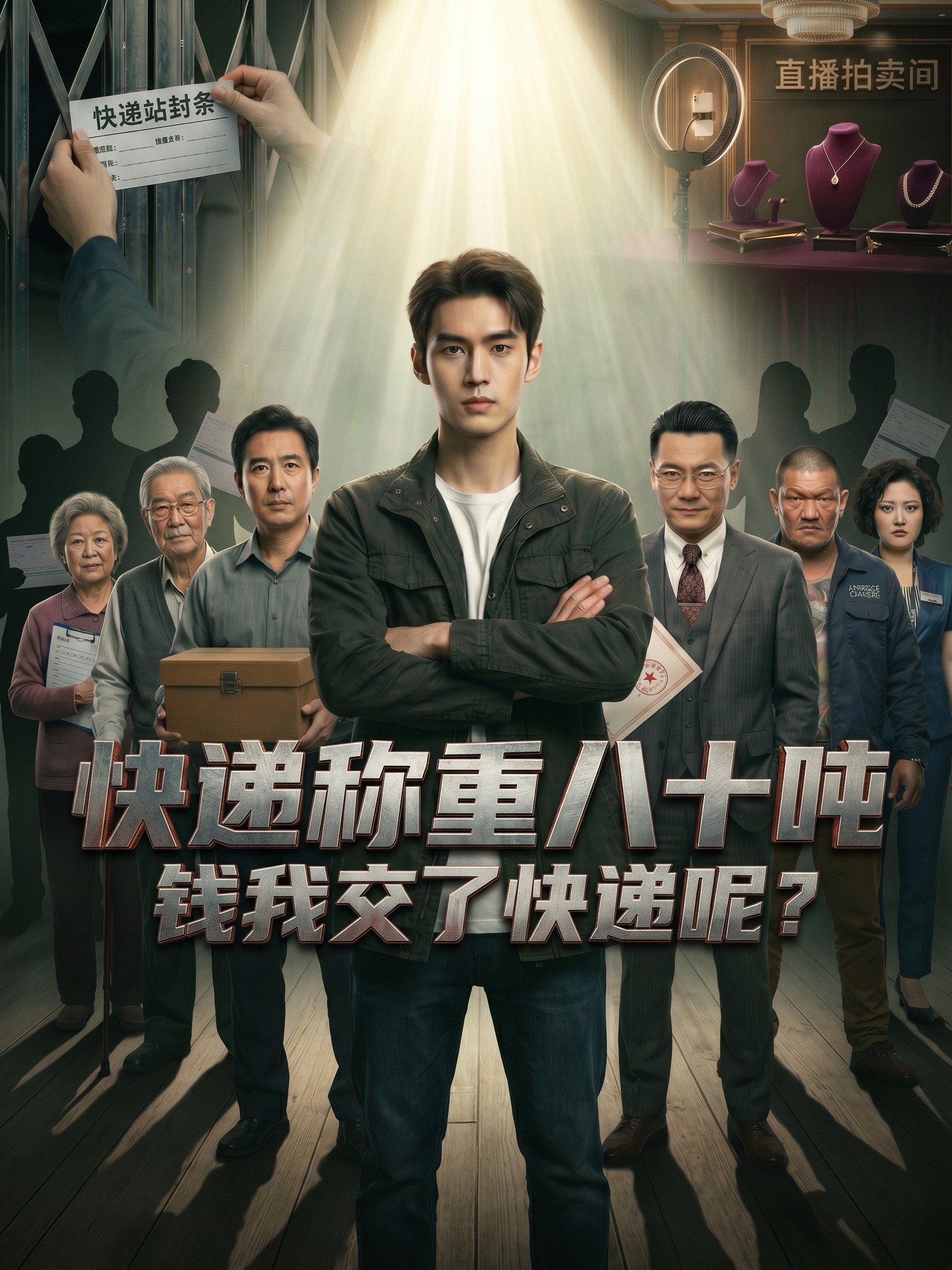 快递称重八十吨，钱我交了快递呢