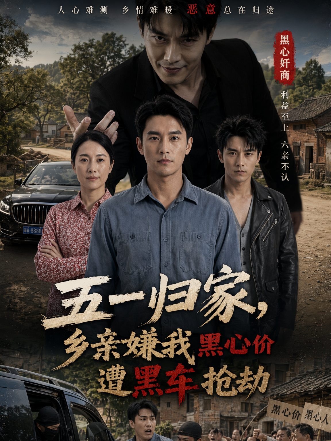 五一归家，乡亲嫌我黑心价，遭黑车抢劫