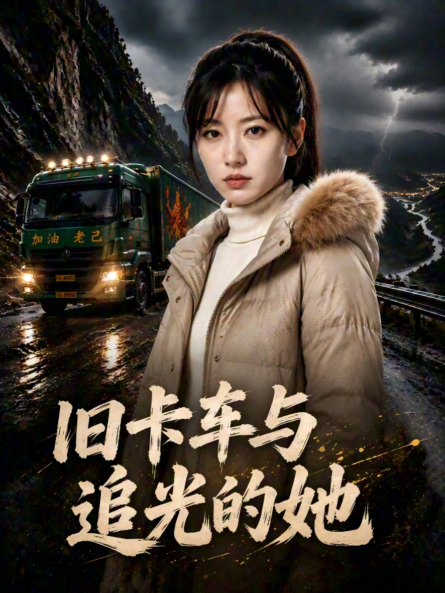 旧卡车与追光的她