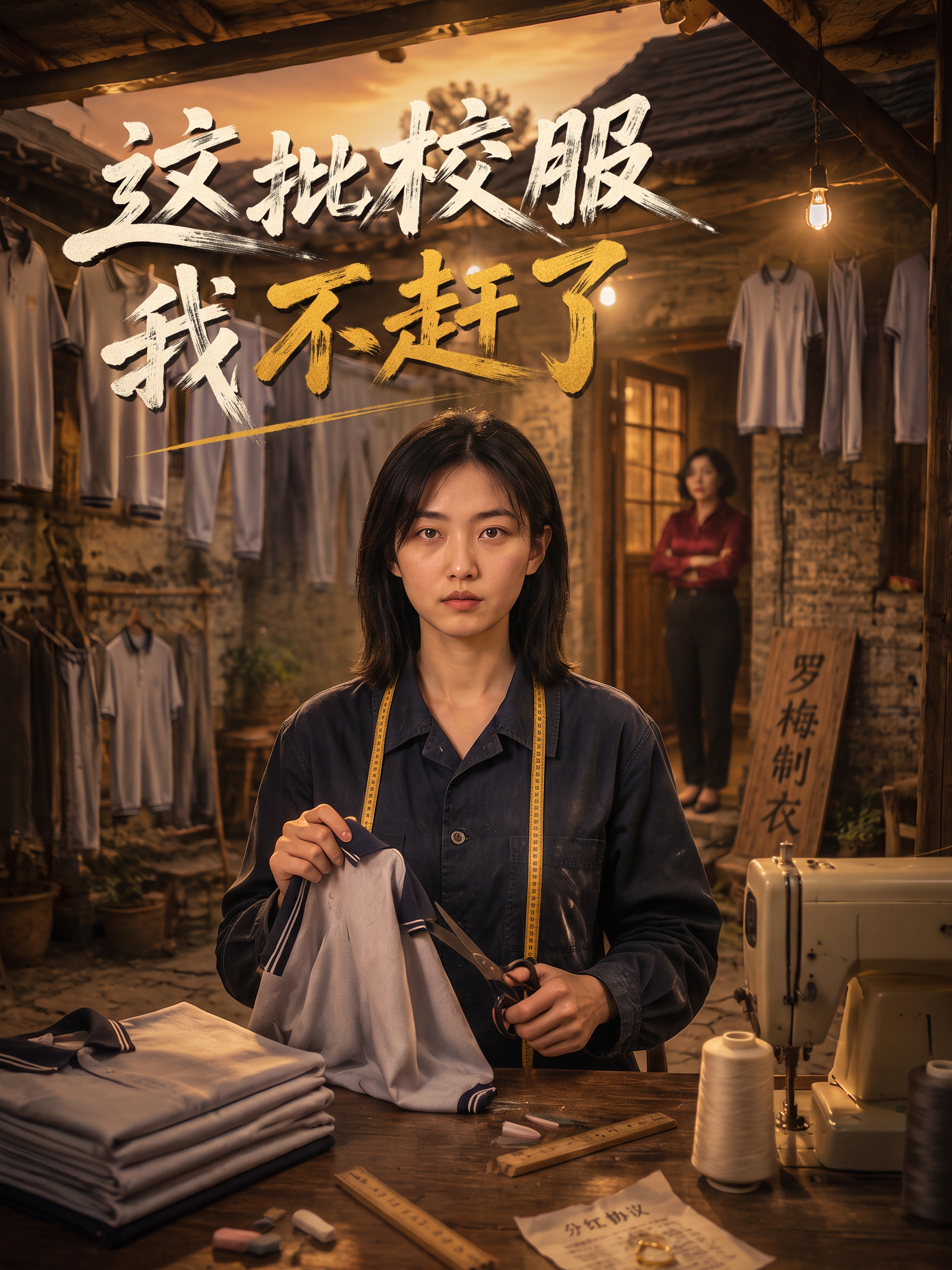 这批校服，我不赶了