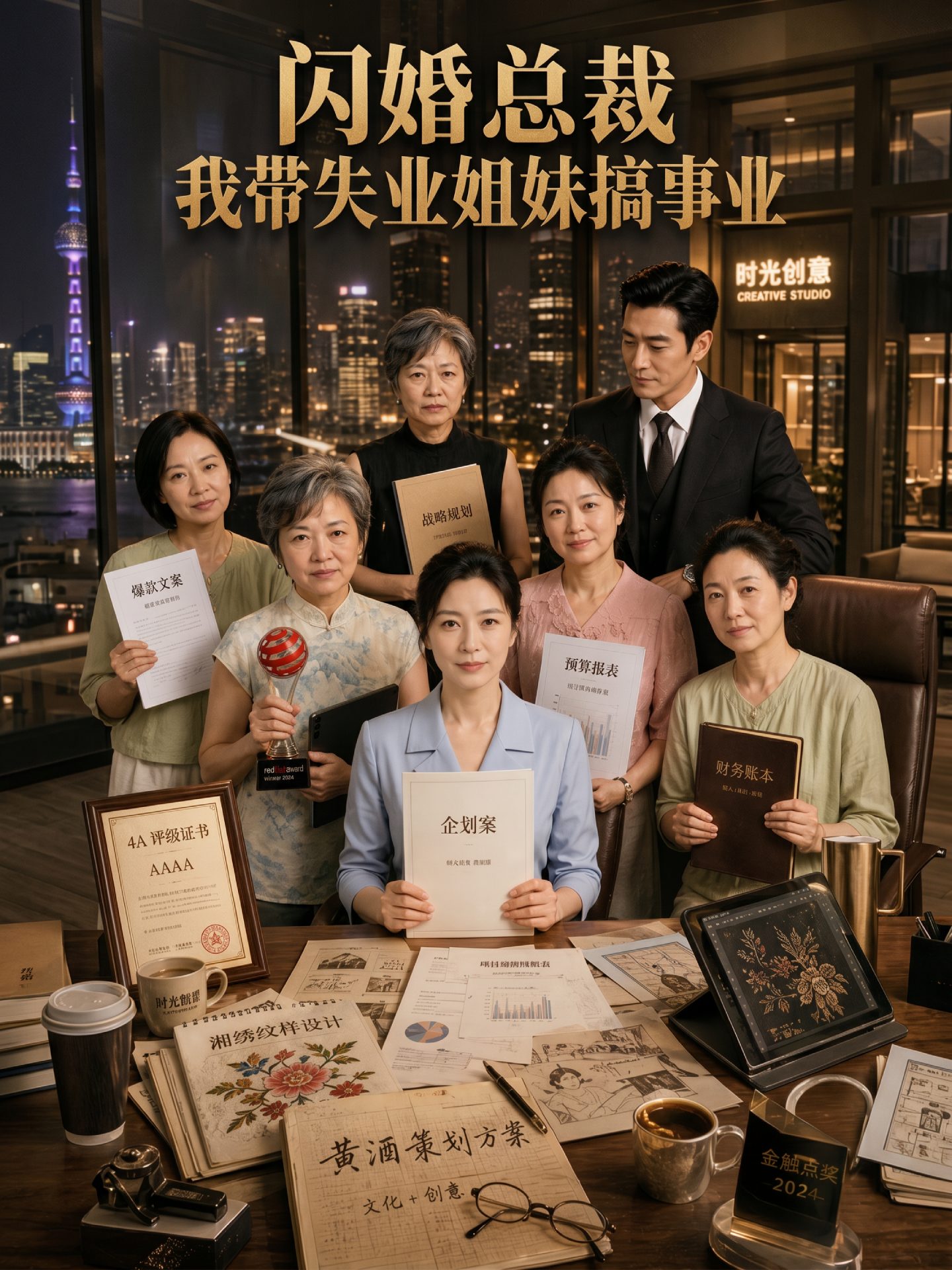 闪婚总裁，我带失业姐妹搞事业