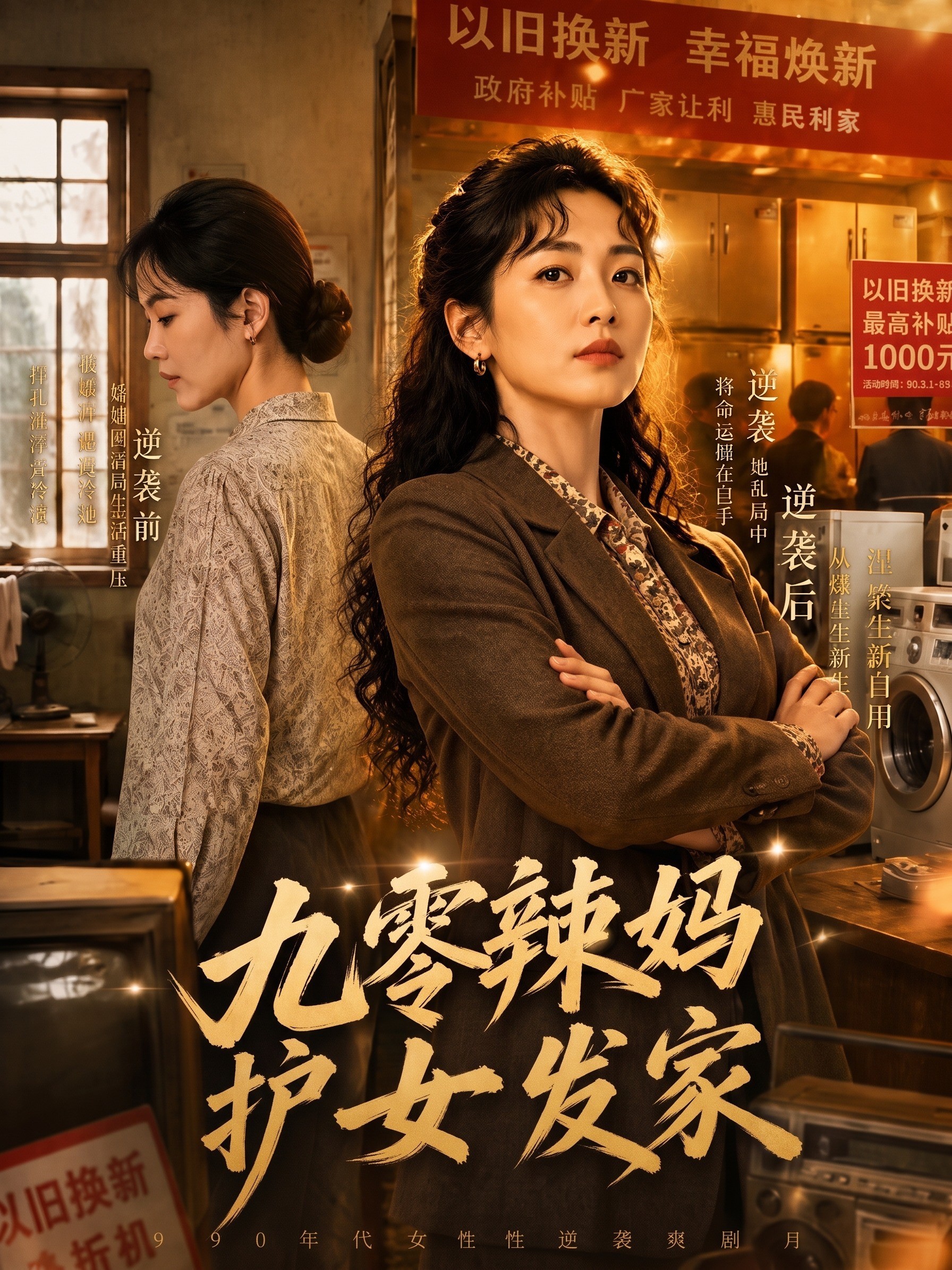 九零辣妈护女发家
