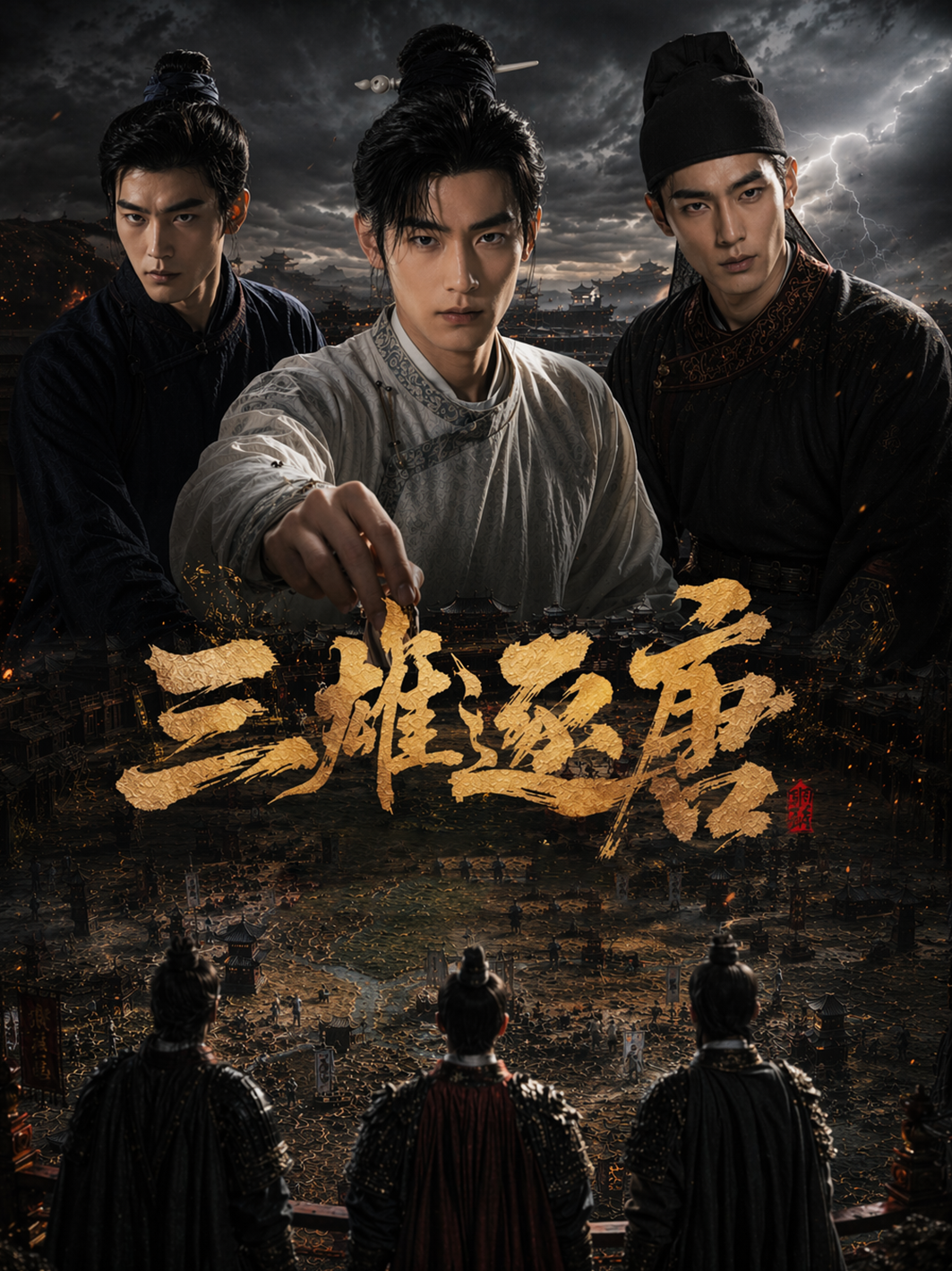 三雄逐唐