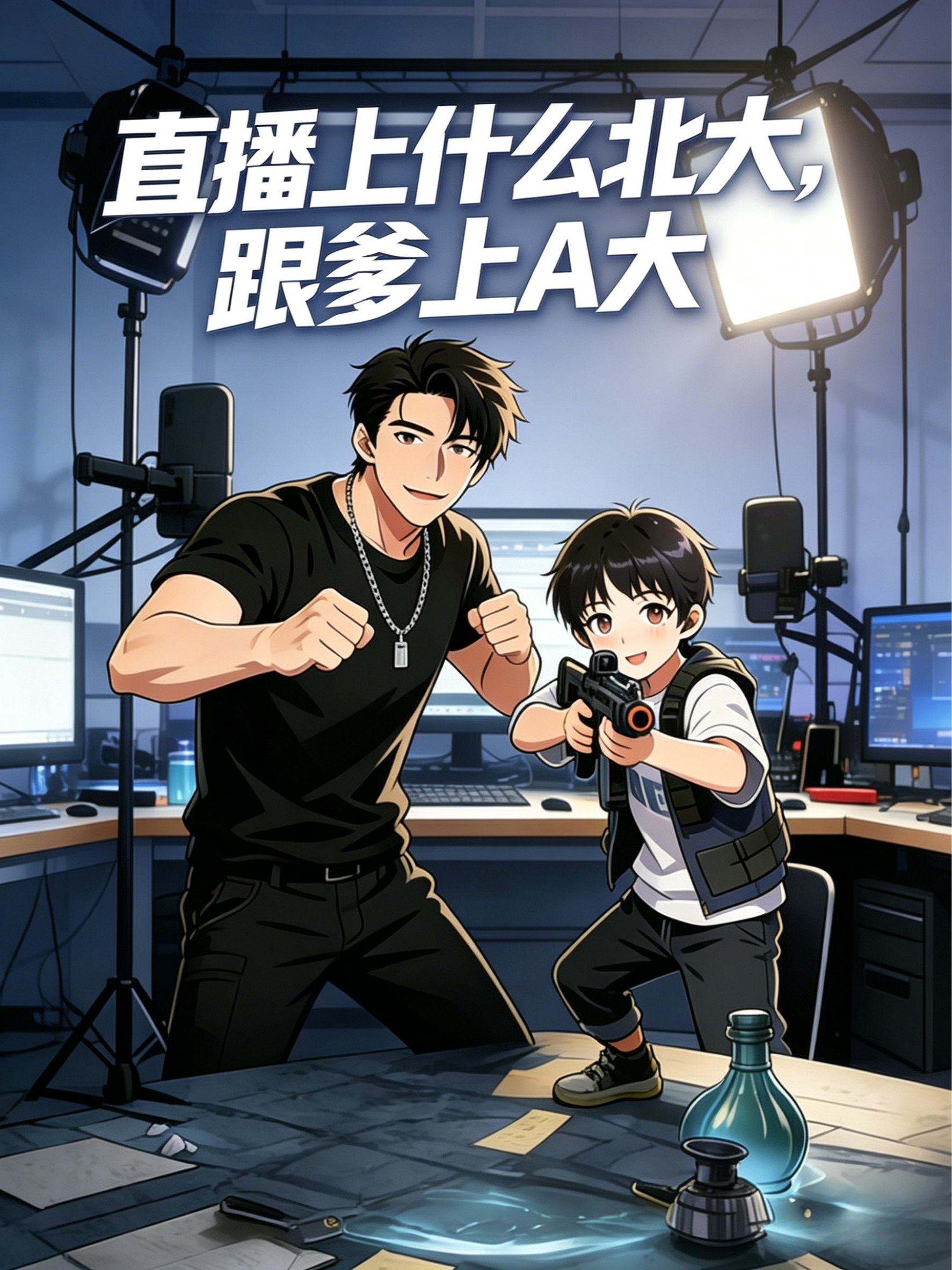 直播上什么北大，跟爹上A大