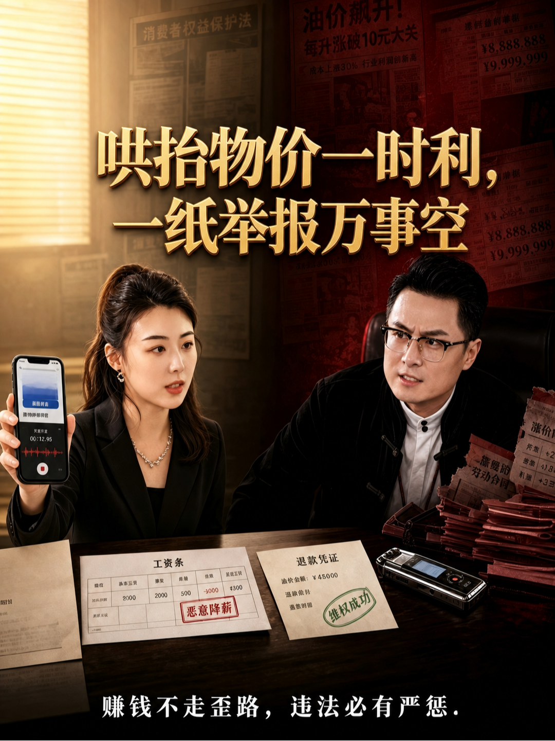 哄抬物价一时利，一纸举报万事空