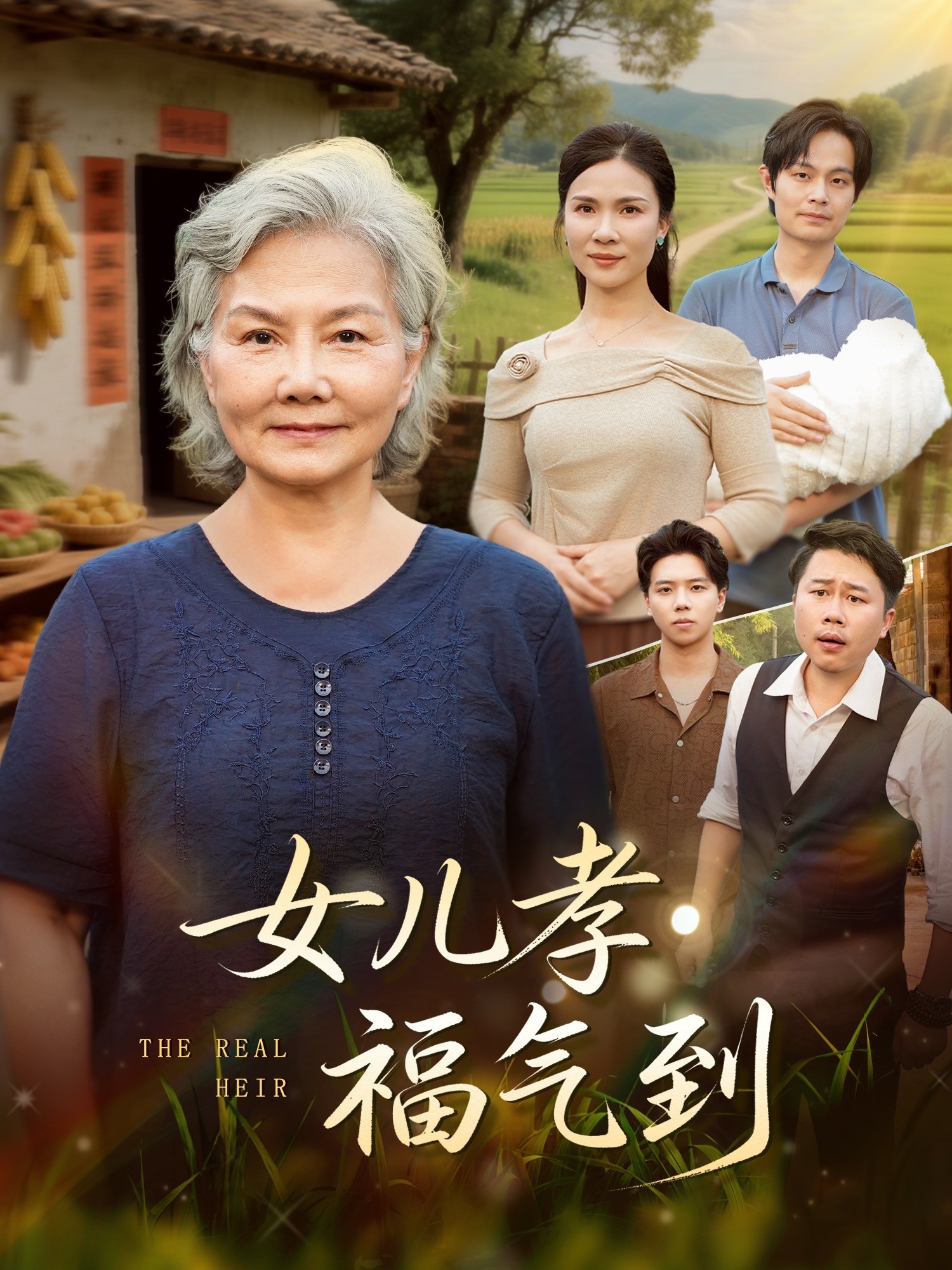 女儿孝福气到