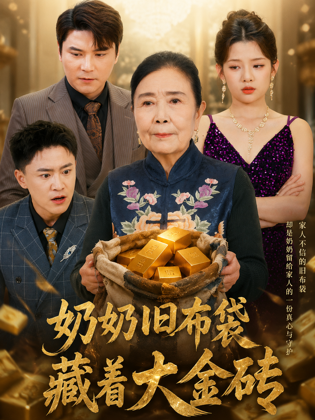 奶奶旧布袋 藏着大金砖