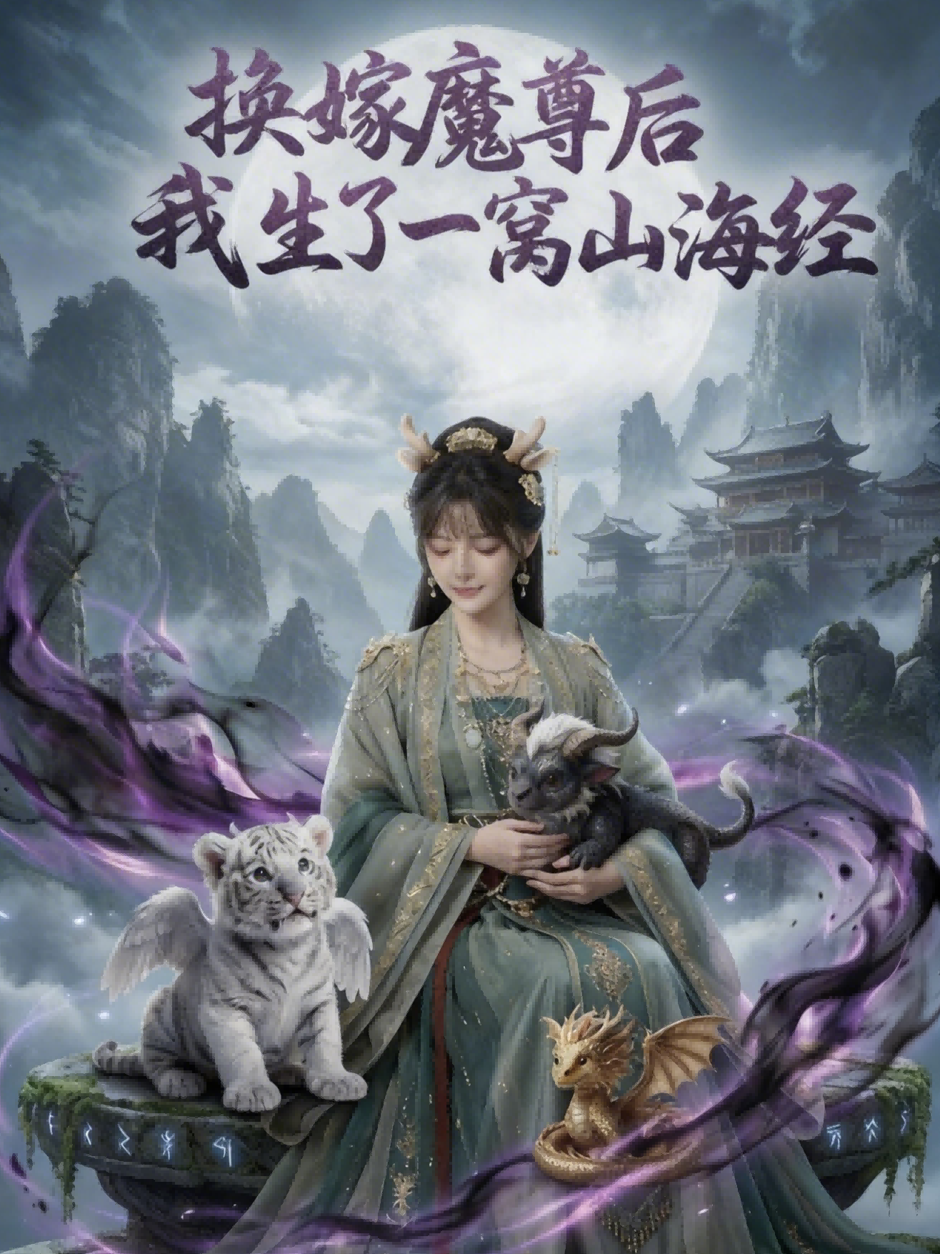 换嫁魔尊后我生了一窝山海经