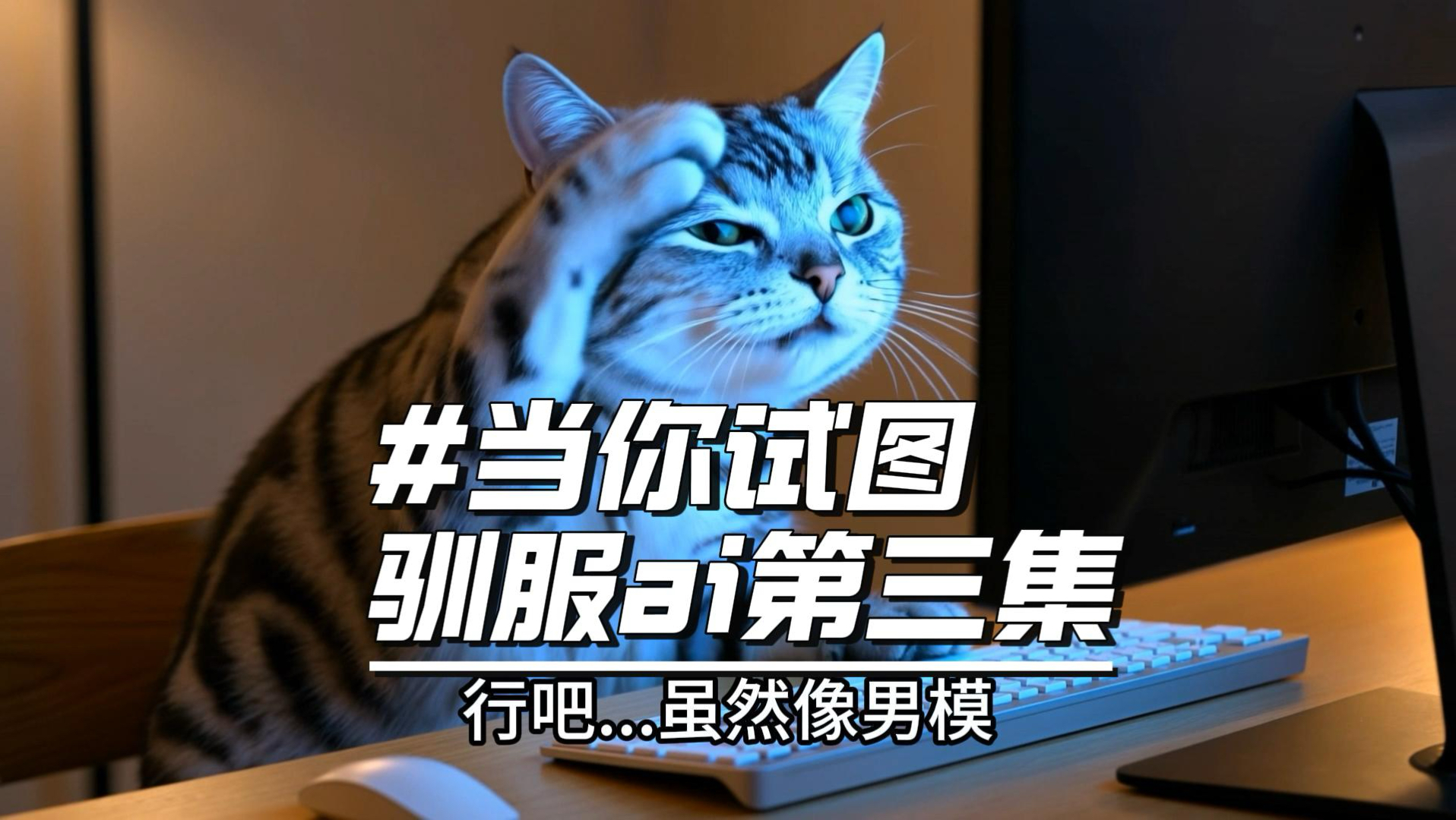 当咪试图驯服ai做短剧第三集