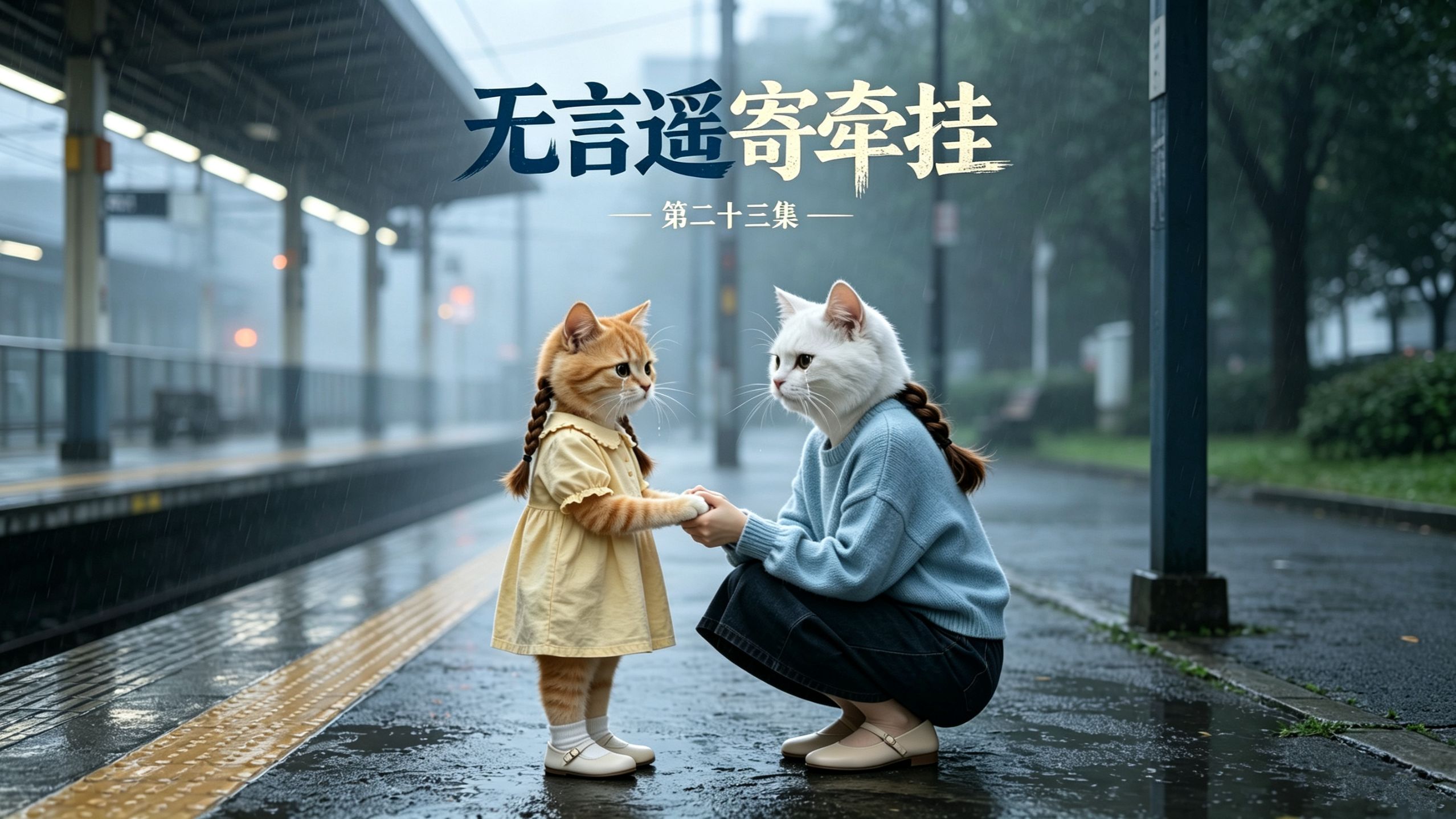外来猫咪进村打探，小曼瞬间陷入恐慌！
