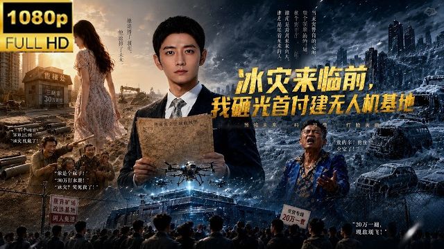 短剧推荐:一口气看完《冰灾来临前，我砸光首付建无人机基地》