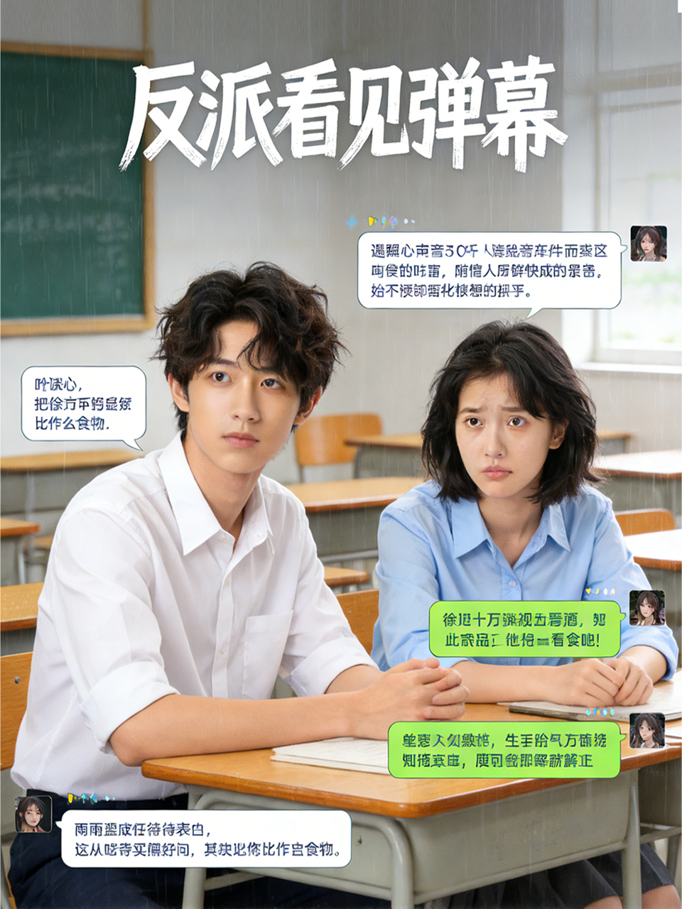 反派看见弹幕