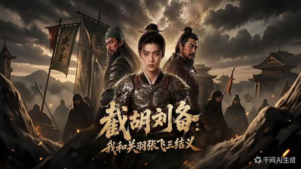 【AI短剧】截胡刘备：我和关羽张飞三结义（全集）