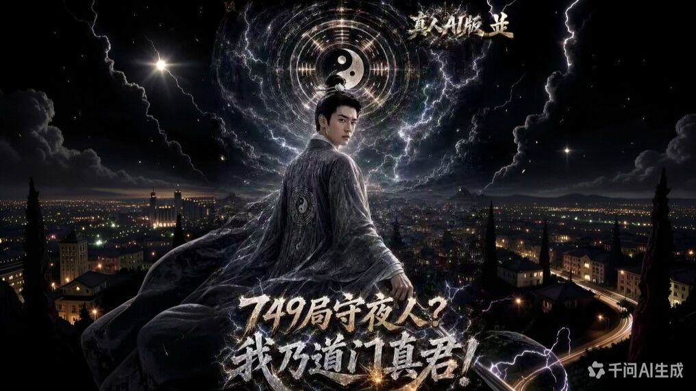 【AI短剧】749局守夜人？我乃道门真君！真人AI版（全集）