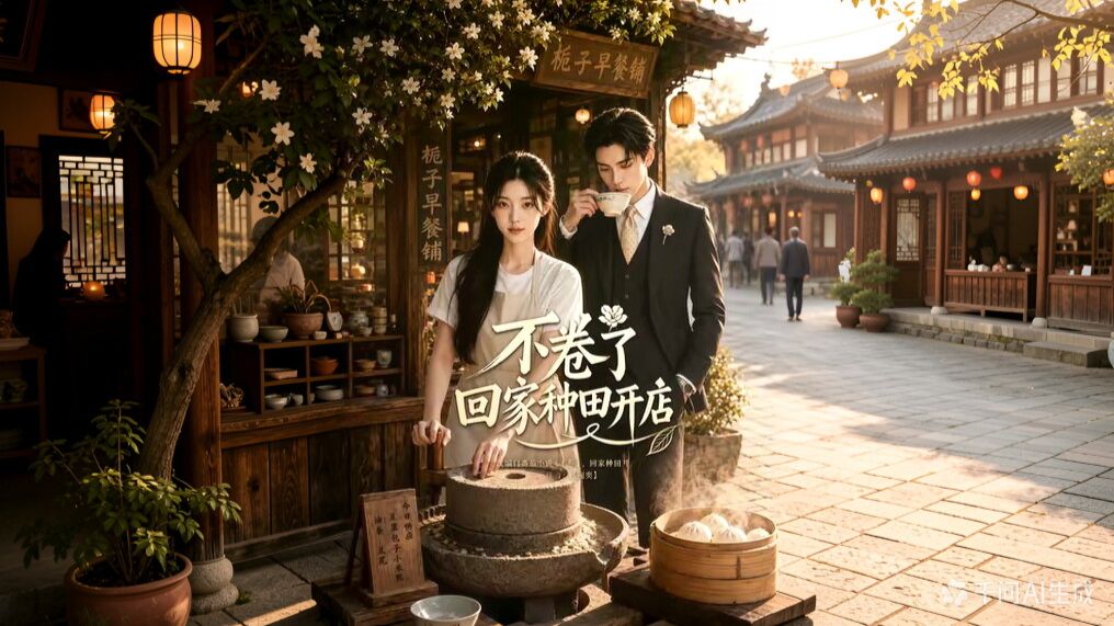 【AI短剧】不卷了回家种田开店（全集）