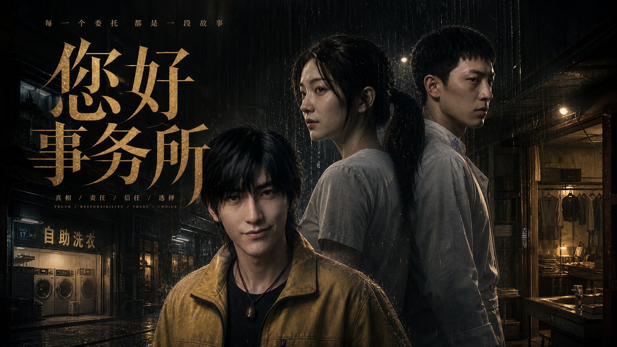 原创Ai都市恐怖喜剧《您好事务所》第1案下：“晴”