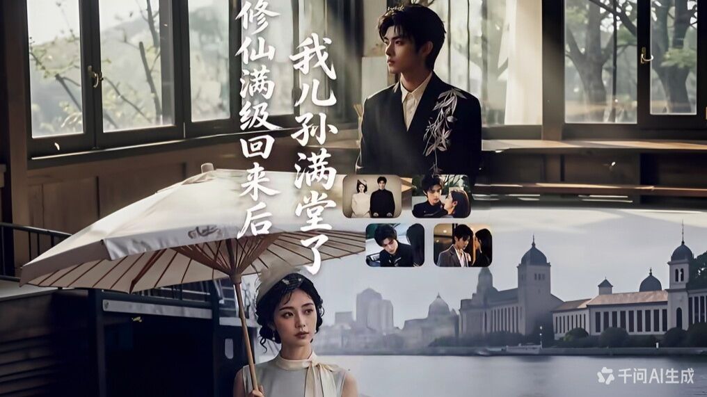 【AI短剧】修仙满级回来后，我儿孙满堂了（全集）