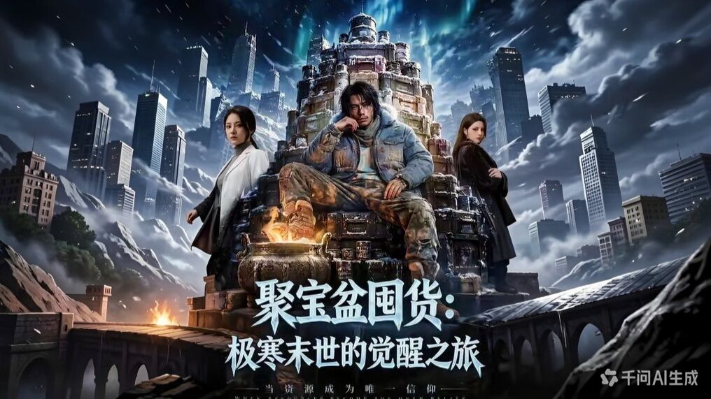 【AI短剧】聚宝盆囤货：极寒末世的觉醒之旅（全集）