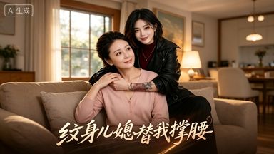 《纹身儿媳替我撑腰》一口气看结局，AI短剧