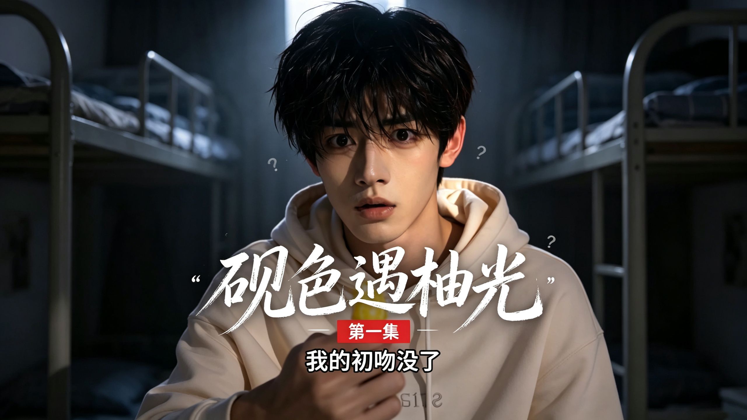 校园甜宠文《砚色遇柚光》第一集：他是直的。午睡醒来初吻没了。被谁拿走的不知道——只知道是个男的。