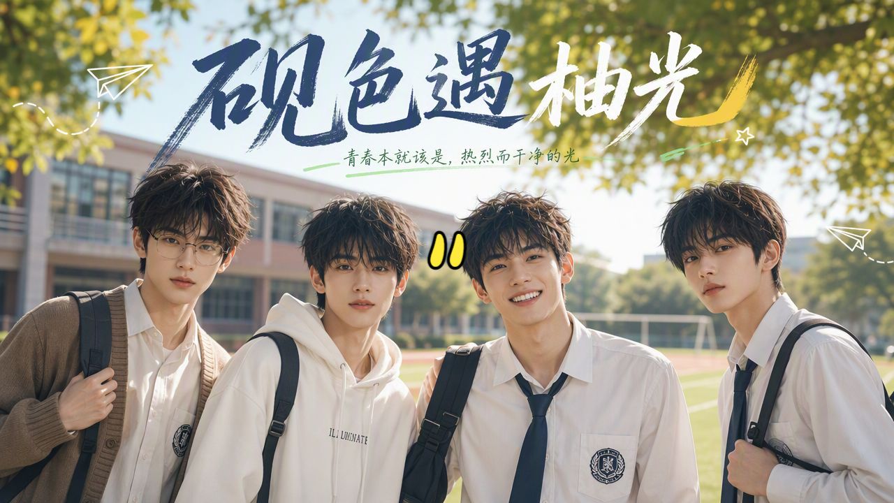 校园甜宠《砚色遇柚光》第十一集： “本来就好看。”全章最轻描淡写的四个字，也是最致命的四个字。他说完继续举相机，林柚别过脸捡银杏叶——