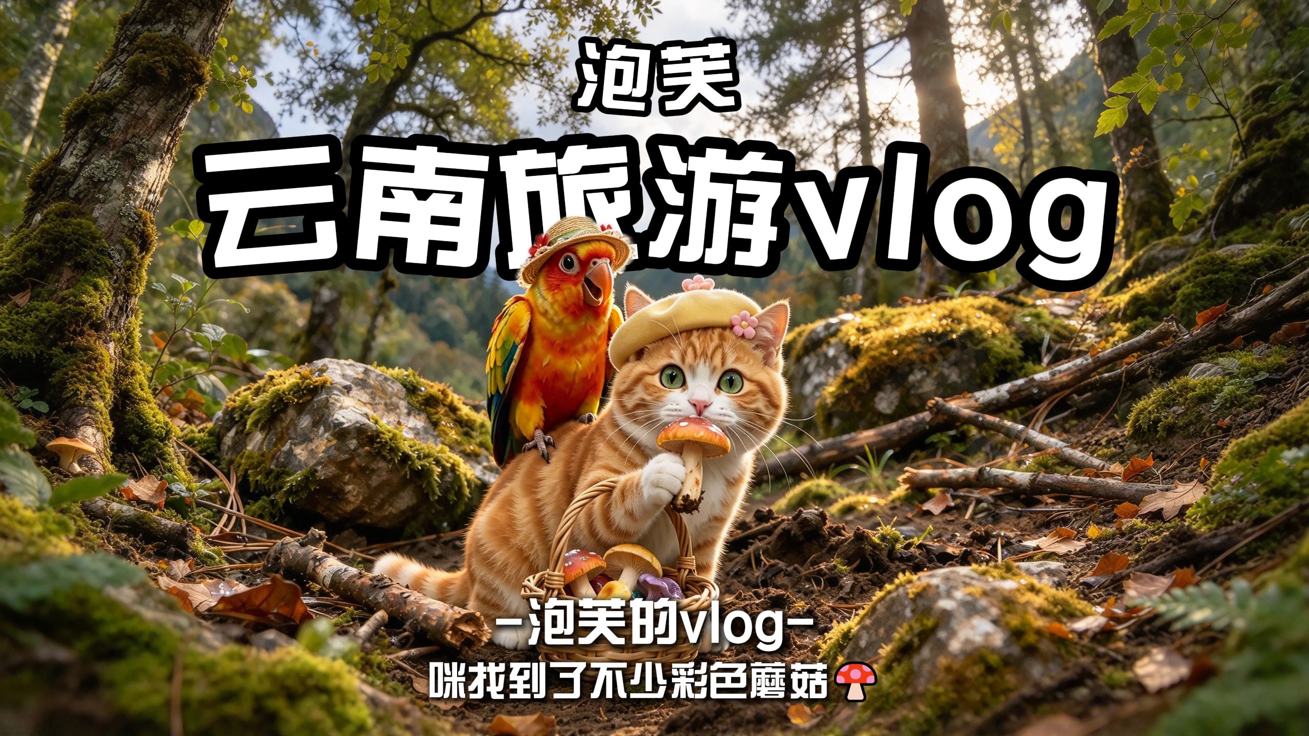 泡芙vlog | 今天咪来云南玩了