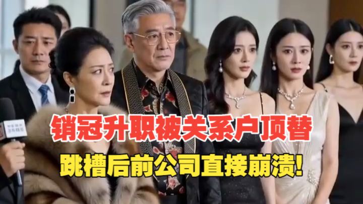 销冠升职被关系户顶替，跳槽后前公司直接崩溃！