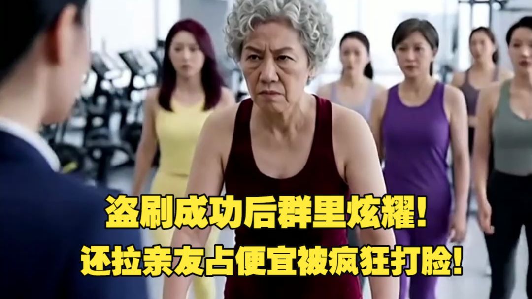 【精品】刘阿姨得知我办了一张3万块钱的高端健身卡，盗刷成功后群里炫耀！还拉亲友占便宜被疯狂打脸！