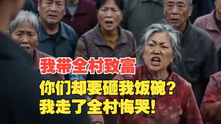 我带全村致富，你们却要砸我饭碗？我走了全村悔哭！