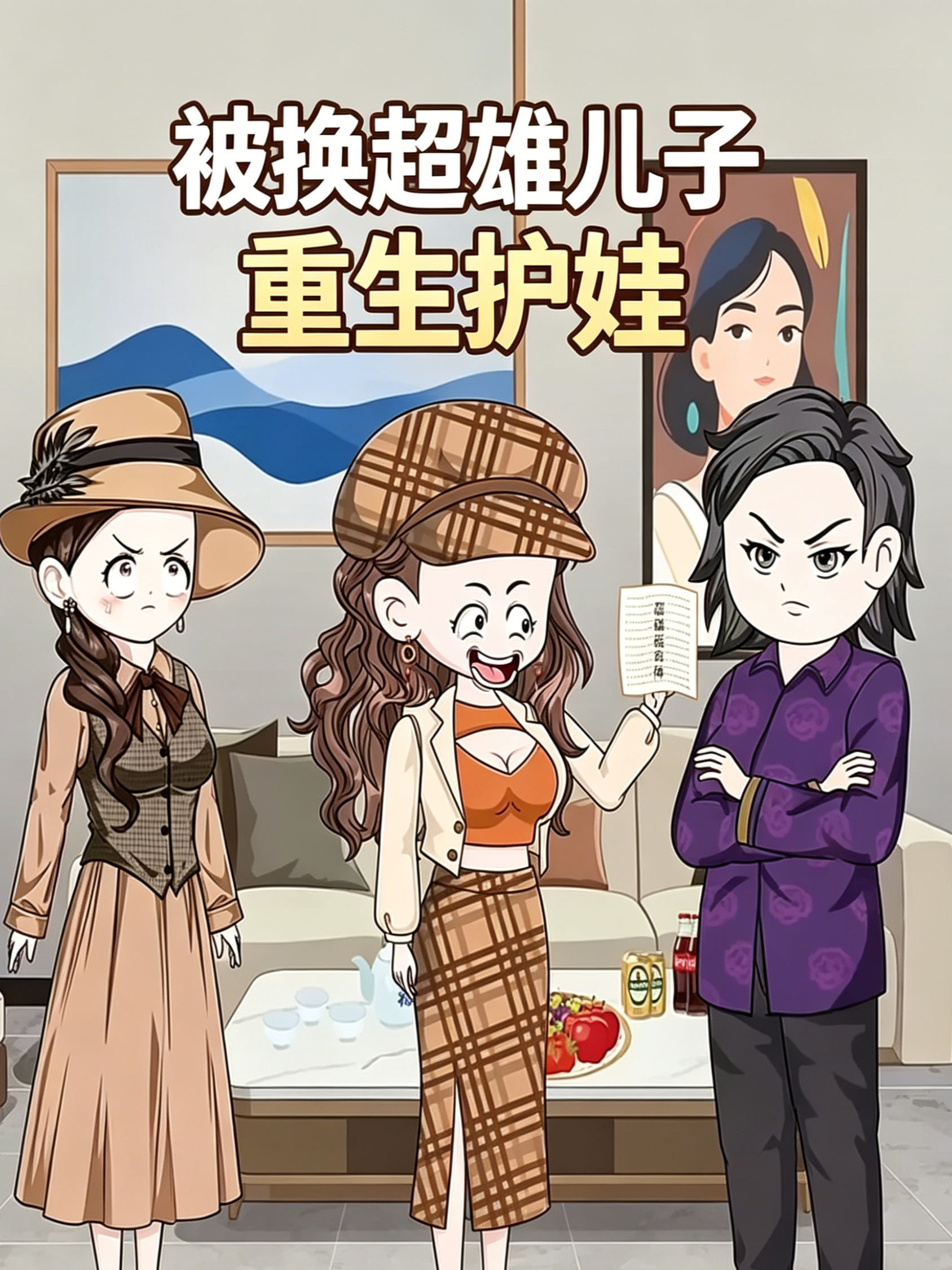 被换超雄儿子，重生护娃
