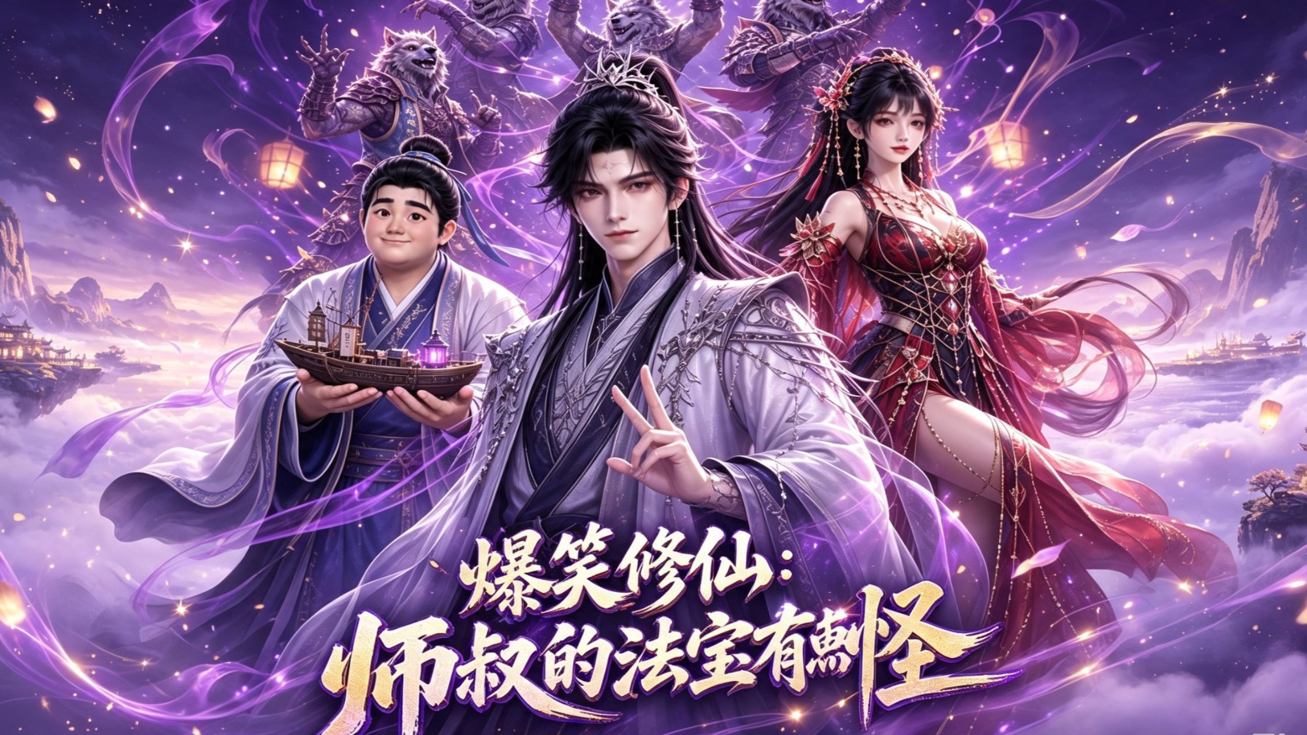 1-5季《爆笑修仙：师叔的法宝有点怪》穿越灵气缺乏界接手长生观，炼制不正经法宝闹出轻松趣事！！！