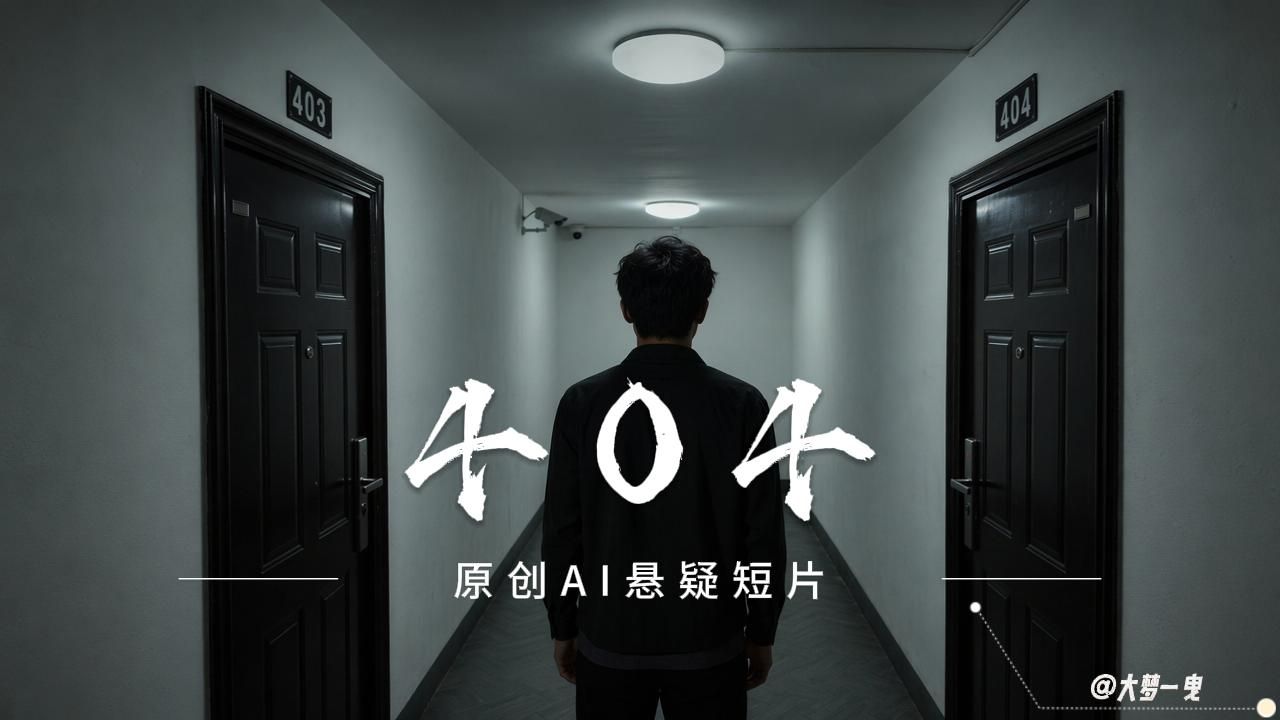 耗时月余，精心打磨！原创AI悬疑短片《404》-完整版