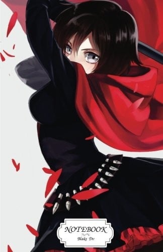 Notebook : Ruby rose rwby: Journal Dot-Grid,Graph,Lined,Blank No Lined, Small Po