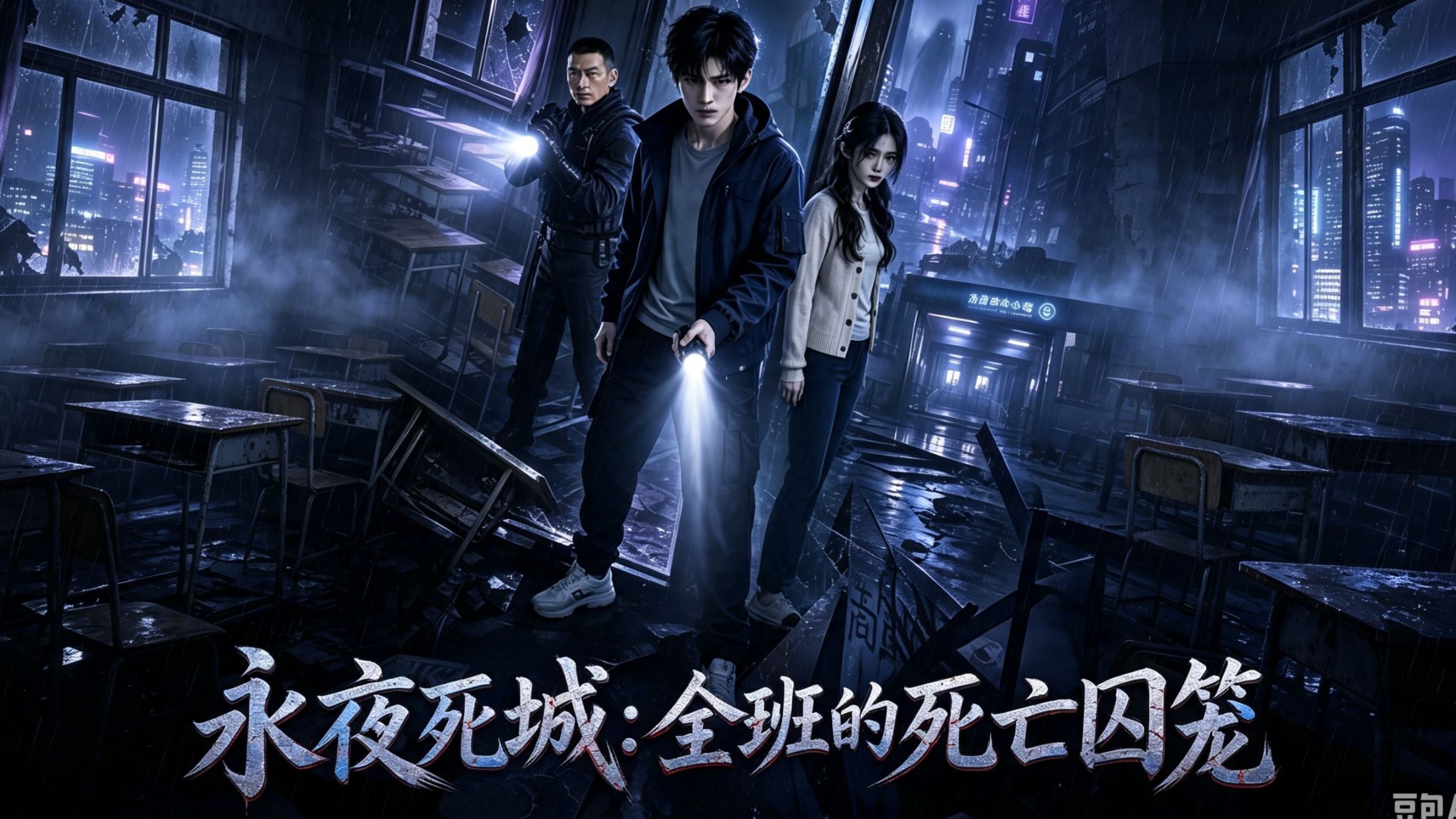 永夜死城～全班的死亡囚笼～一觉惊醒，全班四十名同学集体坠入永无白昼的死寂孤城！！！