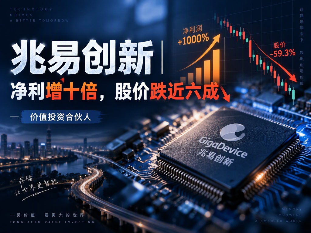 兆易创新：净利暴增十倍已兑现，股价回落近六成还剩什么