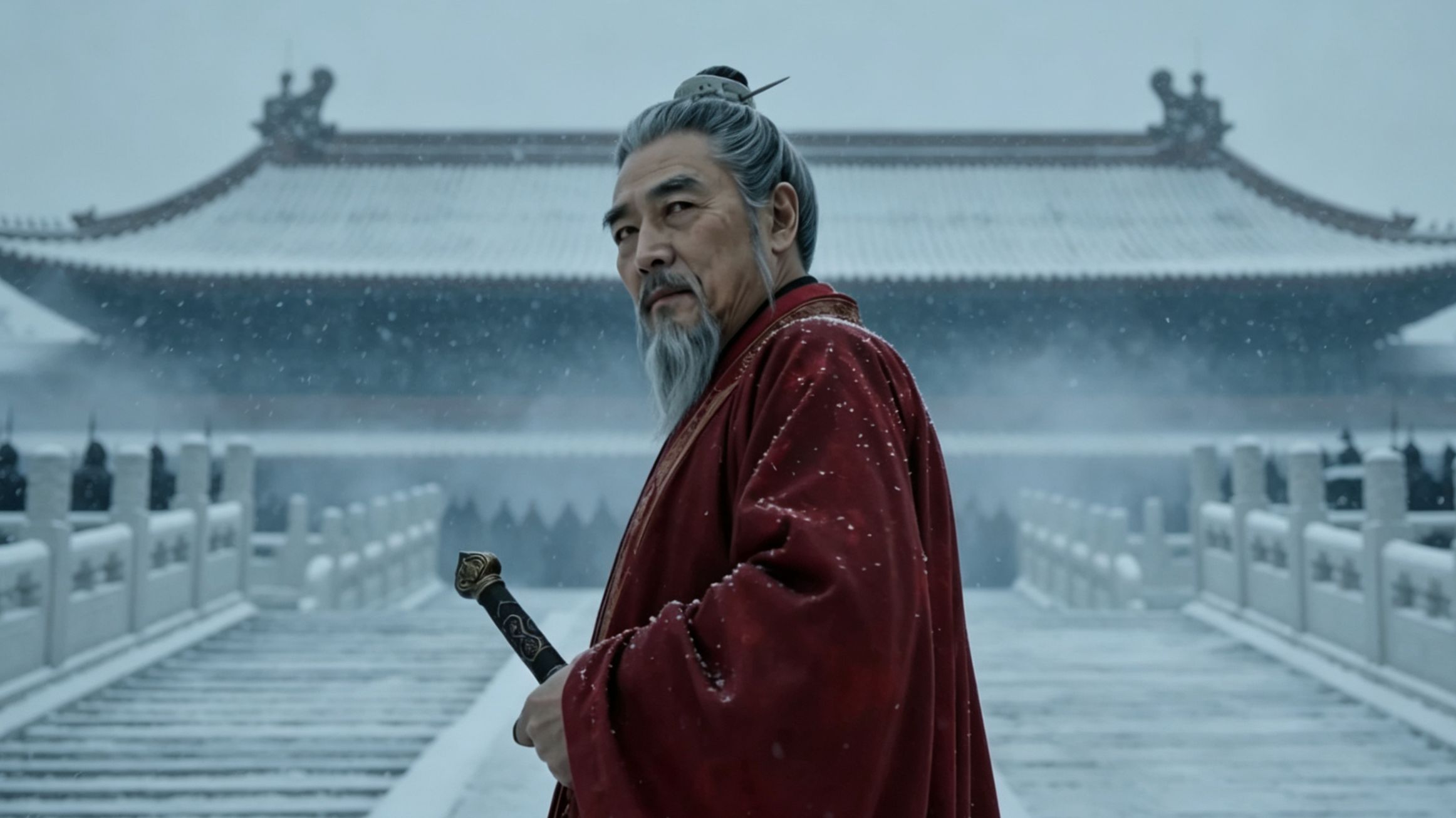 我宣布这是2026年AI历史权谋漫剧的天花板！这张力满满的眼神戏，谁能看出是 AI 生成的？