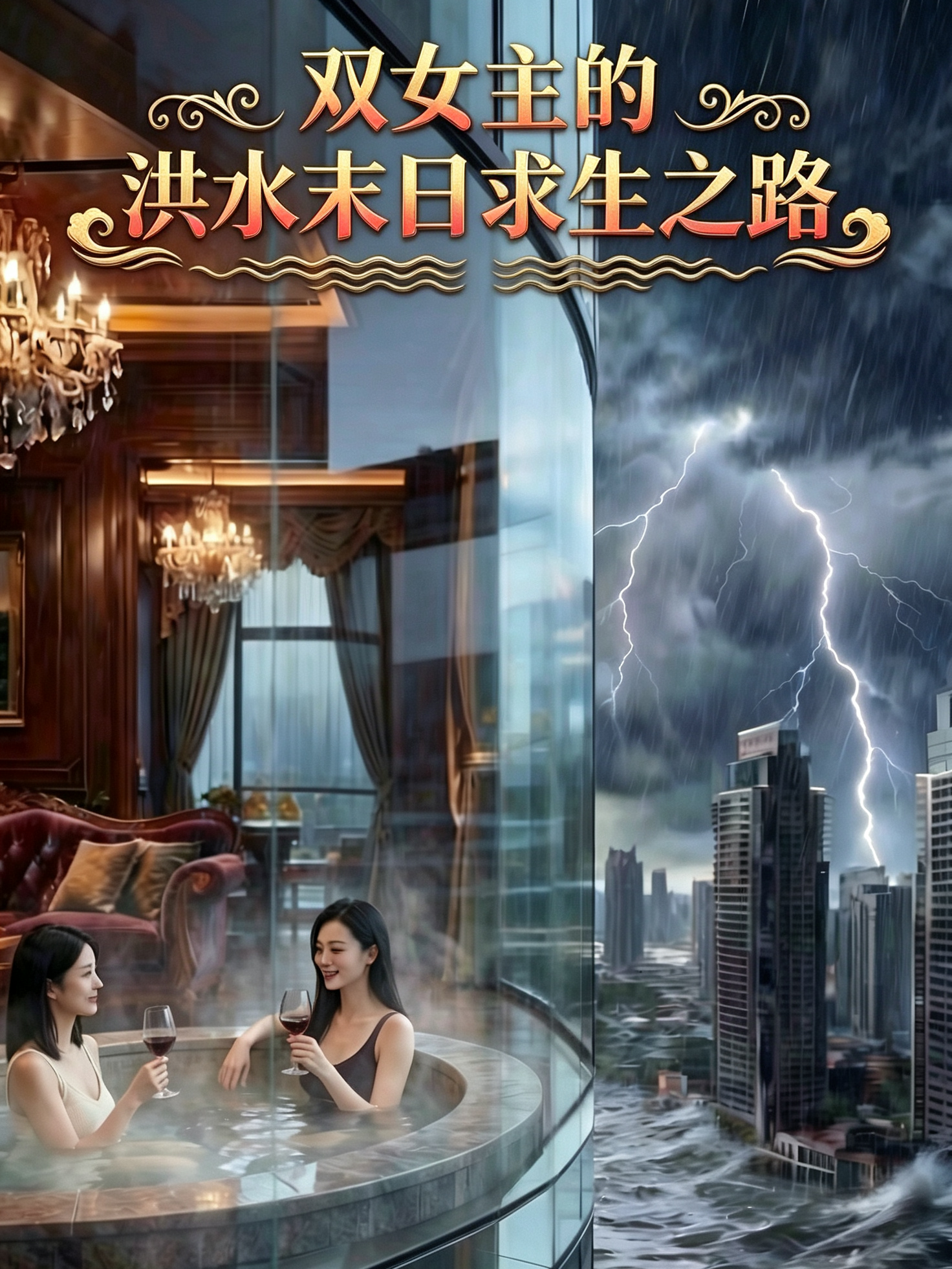 双女主的洪水末日求生之路