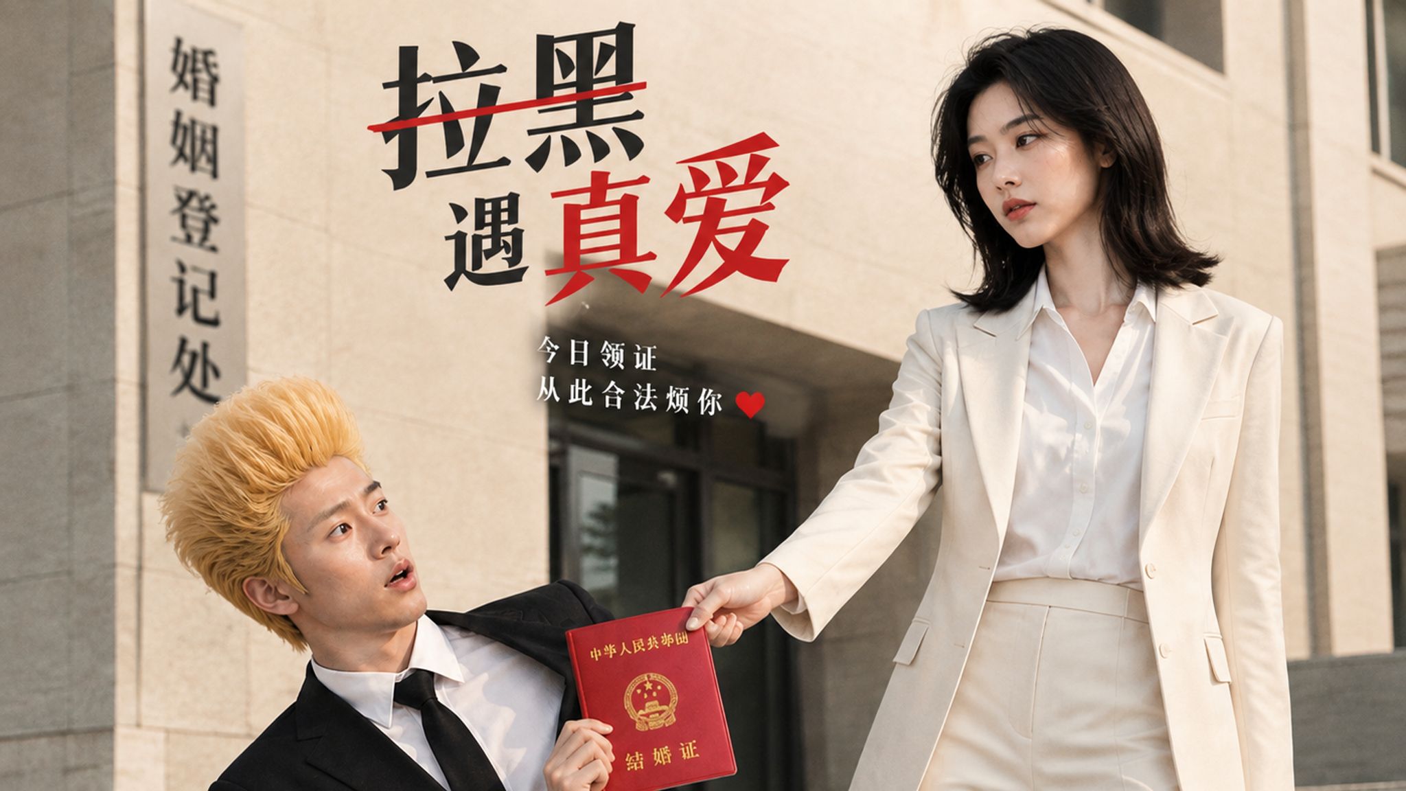拉黑遇真爱》第一集，相亲失败100次就能获得系统奖励，却在最后一次遇见她