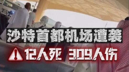 沙特首都机场遭袭12死309伤