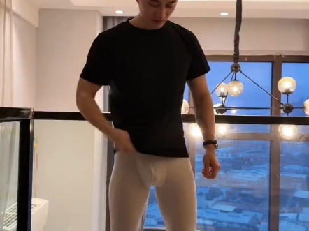 秋裤穿起来了