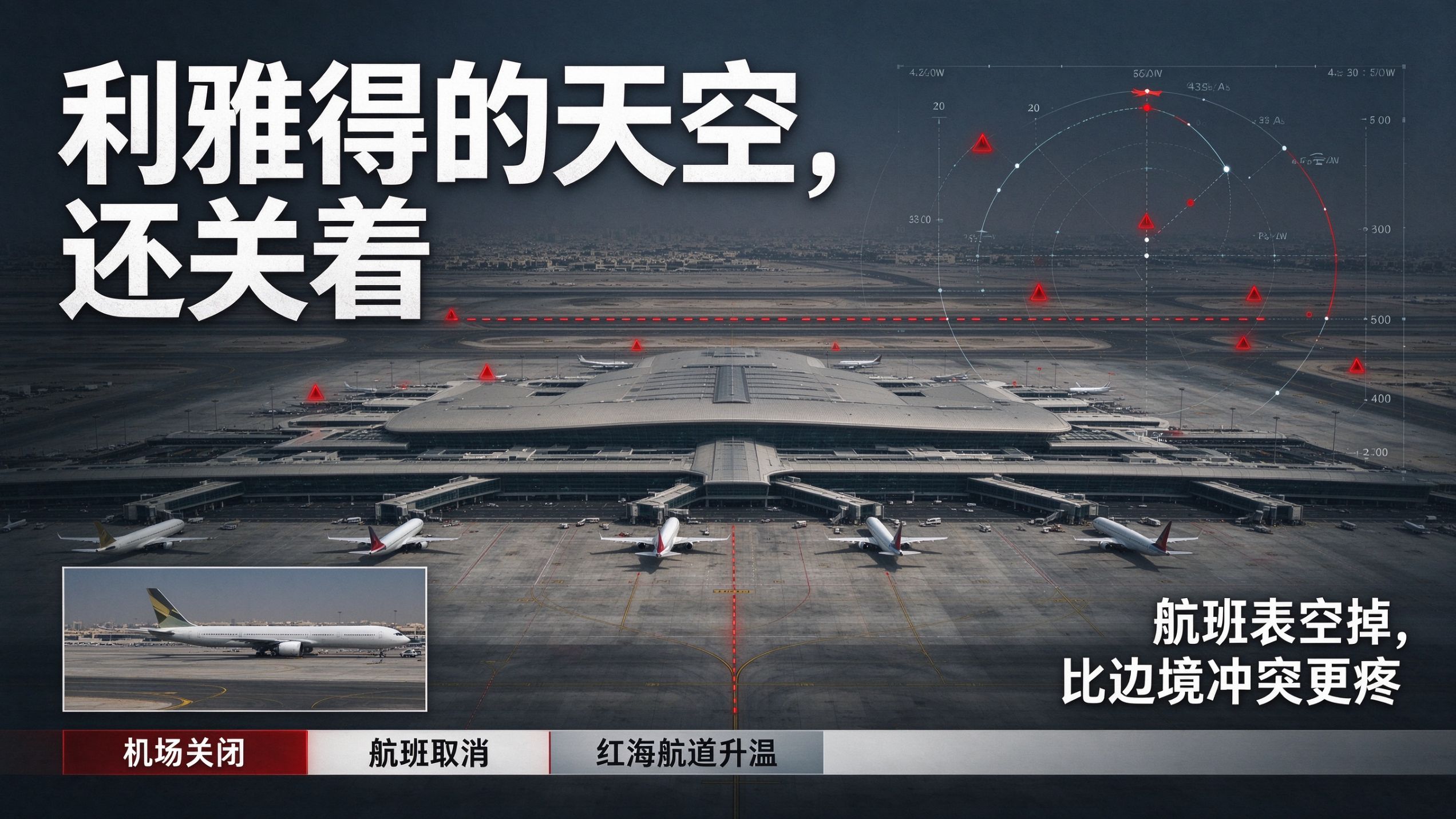 胡塞的“航班表战争”：炸掉利雅得机场，比打掉一个师还管用