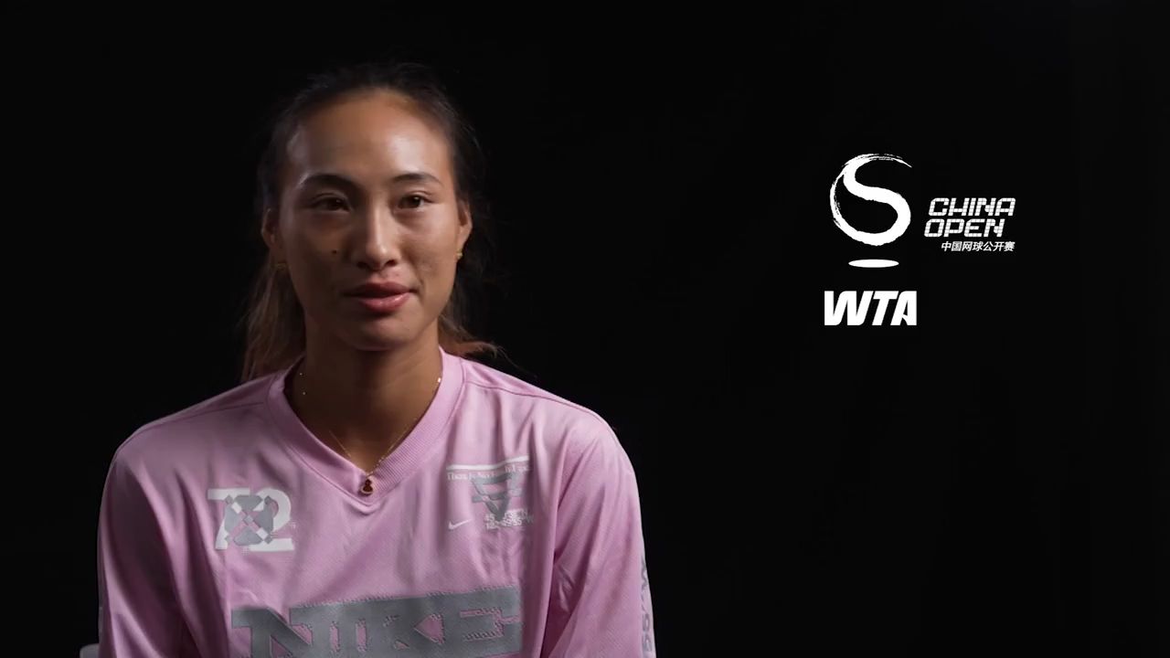 【WTA 官采】郑钦文中网首轮赛后专访【中英双字】