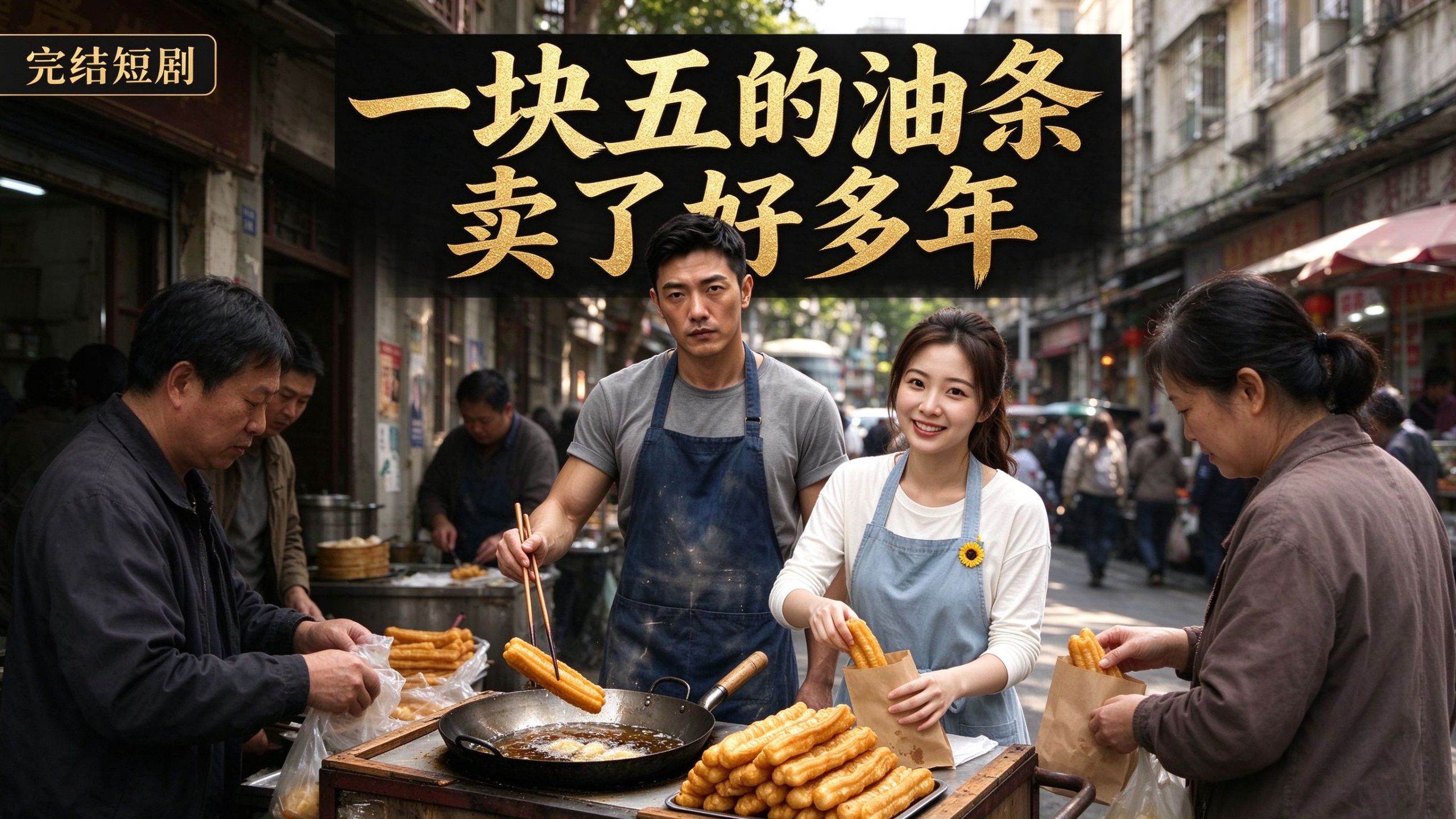 【完结短剧】小推车夫妻，开出了门面店