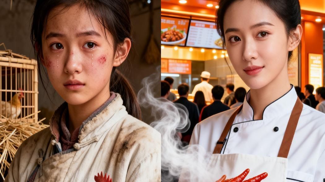 【AI短剧】九零辣妹，从养鸡女到餐饮女王（59集）一口气看完系列