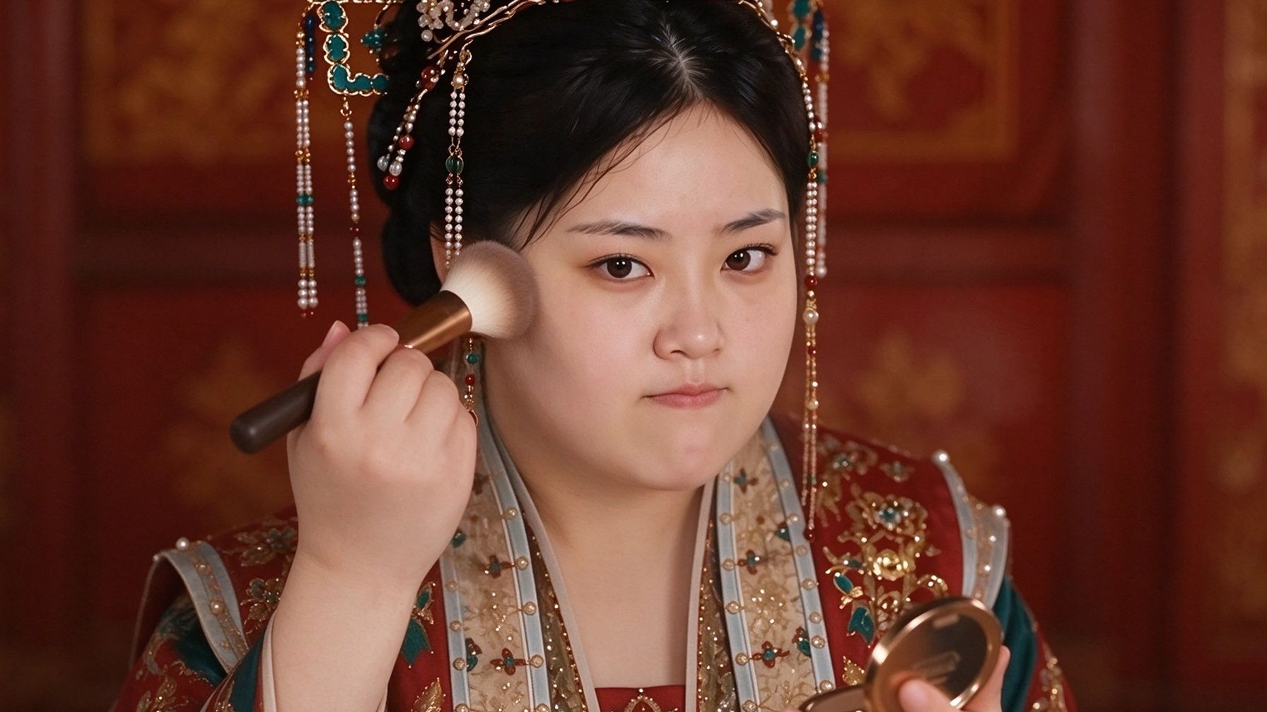超牛美妆博主，穿成了两百斤的胖子，人人都嘲笑她，但全京城都疯了