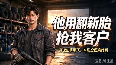 【完结短剧】嫌我胎贵走了客户，他用翻新胎低价抢客；高速出事那天，车队全回来找我